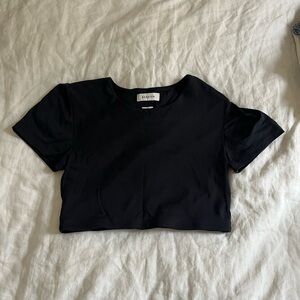 Black Crop Top